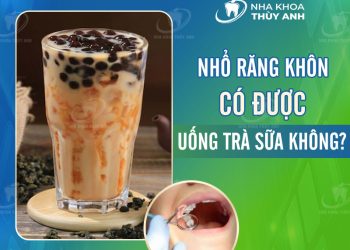 Mẹo giữ răng khỏe cho người hay ăn đồ uống trà sữa