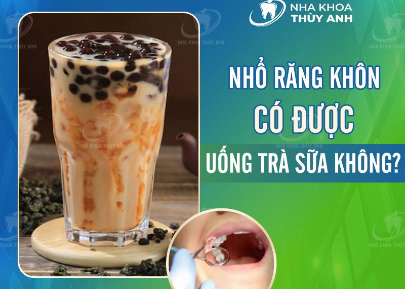 Mẹo giữ răng khỏe cho người hay ăn đồ uống trà sữa